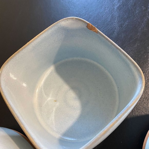 Five Teacups, Japanese Hand Thrown, Ice Blue - Picture 7 of 8